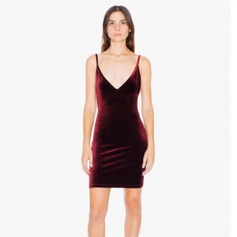 American Apparel Velvet Dress